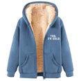 thumbnail image 1 of LOVZFMLL Vestes pour Femmes Sweat à Capuche en Polaire Imprimé à la Mode, 1 of 2