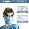 thumbnail image 5 of Jiueut Hummingbird Nurse Button Headband Flower Nurse Headband with Button for Mask Lightweight Medical Assistant Headbands for Women Wide Headbands for Girls Non Slip, 5 of 7