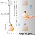 thumbnail image 3 of FSLiving Adjustable Height Rechargeable Battery Operated Pendant Light with Remote Control Copper Socket with White Ceramic Globe Marble Shade 6.5 Ft Dimmable RGB Lamp Decorate for Shopwindow, 3 of 7