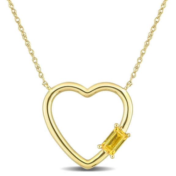 Everly Women's Sapphire 10k Yellow Gold Necklace