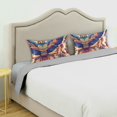 thumbnail image 3 of Yayeee Pillowcase Queen Size Set of 2 Satin Wrinkle Resistant Pillow Case, Colorful Abstract Eagle, 3 of 8