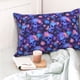 thumbnail image 4 of Fotbe Skull daisy purple Funda de Almohada Decorativa Estilo Occidental, Lujo en Algodón, Fundas para Almohadas King, Cojín Estampado para Decoración del Hogar-14"x20", 4 of 6