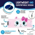 thumbnail image 3 of CozyPhones 3.0 Toddler Headphones Wireless & Wired with Volume Limiting, Perfect Toddler Earphones - Includes Wired Option & Travel Bag. Great for Girl or Boy, School, Home and Travel - Pink Kitty, 3 of 9