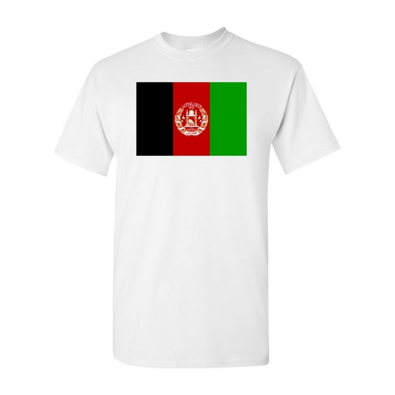 Afghanistan Country Flag Adult DT T-Shirt Tee