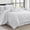 White, variant on Lanco Fern 7 Piece Comforter Set Taupe, Bed Size Queen, Leaves, Ultra Soft,Fill Polyester, Leaves