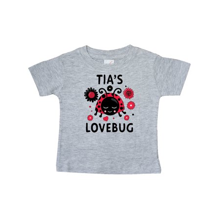

Inktastic Valentine s Day Tia s Lovebug Gift Baby Boy or Baby Girl T-Shirt