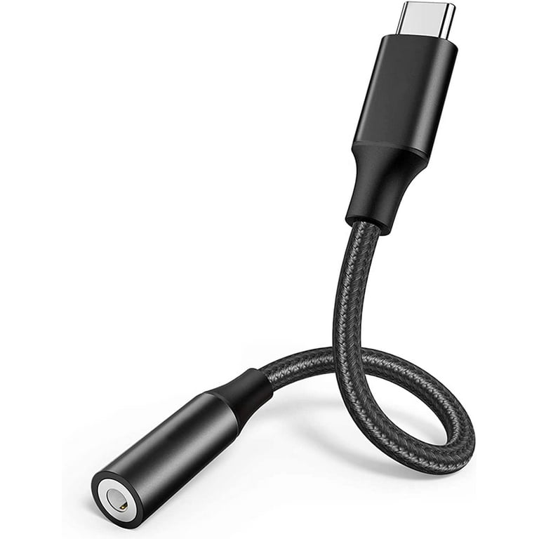 USB C to 3.5mm Audio Adapter USB C to aux Adapter Headphone Jack