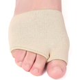 thumbnail image 4 of Almohadillas para pies para ampollas de neuroma Hombres Mujeres 2 pares de almohadillas para mangas Manga para juanete de medio dedo Almohadilla para el cuidado de los pies Almohadilla para, 4 of 5
