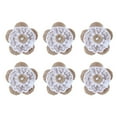 thumbnail image 1 of 20 piezas de flores de arpillera de yute hechas a mano para decoración de bodas, fiestas de Navidad y manualidades, 1 of 5