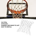 thumbnail image 2 of Filet de Remplacement Robuste pour Basketball, Filets de Basketball Compatibles avec des Jantes Standard Intérieures Ou Extérieures, Filet de Basketball Professionnel en Polyester, 2 of 9