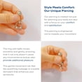 thumbnail image 4 of Jewelry for Special Moments with 4 Balls - Piercing Jewelry for Women - Belly Button Ring 14 gauge, Stainless Steel Belly Button Rings, Navel Rings for Women, 4 of 5