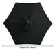 thumbnail image 5 of Cubierta para Patio DQrwqpou 6 Huesos Accesorios Desmontables 2m Negro, 5 of 9