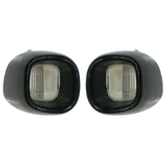 TRQ License Plate Light Rear Lamp Lens Set for GM Truck New LHA49945