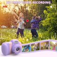 thumbnail image 3 of Descuento Juguetes de cámara para niños para niñas de 3 a 8 años - Regalos de cumpleaños de Navidad para niñas de 4 5 6 7 9 10 12 años, cámara de selfie de video digital para niños para niños pequeño JAMW Sencillez, 3 of 5