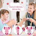 thumbnail image 3 of Juguete de peluche con forma de axolotl hecho a ganchillo para hija de mamá y papá, 3 of 7