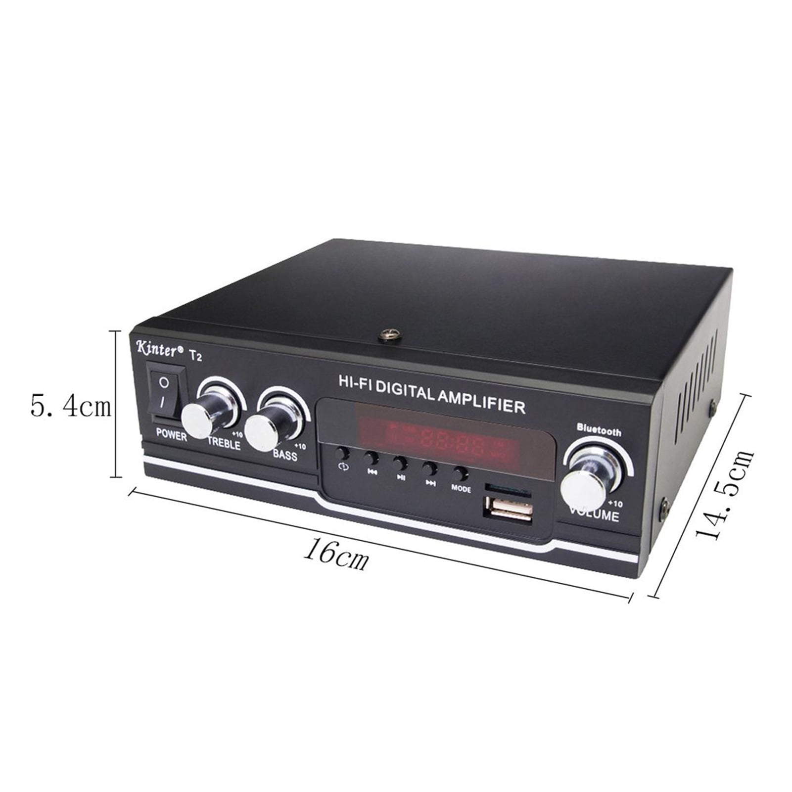 800W HIFI Bluetooth Audio Amplifier Digital Home/Car Power Amplificador Stereo Subwoofer Music Player With Remote Control ,Easy Operate
