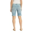 thumbnail image 3 of Jordache Women's High Rise Relaxed Bermuda Denim Shorts, Sizes 2-22, 3 of 6