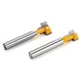 thumbnail image 1 of T-slot T-track Slotting Router Bit Set - 1/4" Shank - Woodworking Tool Gl(yellow)(2pcs), 1 of 5