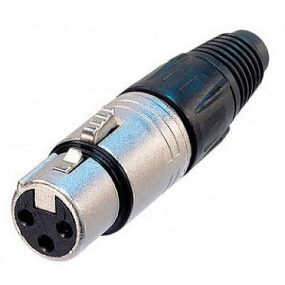 ACCL Neutrik 3 Pin XLR Female Cinnector NC3FX, 1 Pack