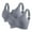 Gray I, variant on Sports Bras for Women Large Bust, Wireless Bras for Women, 2PC Fashion Sports Bra in Solid Color for Everyday Casual Wear