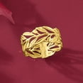thumbnail image 4 of Ross-Simons Italian 14kt Yellow Gold Openwork Leaf Ring, Women's, Adult, 4 of 8