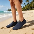 thumbnail image 6 of Domuza water shoes for women, Lightweight Breathable Slip-On Aqua Socks, Flexible Non Slip Water Skin Shoes for Beach Swim Pool Yoga Exercise Blue 9（EU-42）, 6 of 6