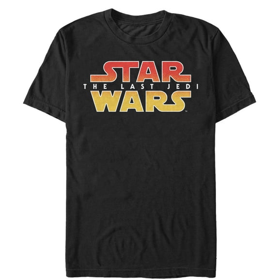 Men's Star Wars The Last Jedi Logo Graphic Tee Black 3X Large