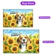 thumbnail image 5 of Beagle Hello Summer Sunshine Sunflowers Spring Retro Vintage Indoor Rug Beagles Dog Lover Gifts Idea Carpet Living Bed Room Sofa Home Decor - 00008, 5 of 5