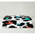 thumbnail image 3 of YST Rainbow Cheetah Print Throw Blanket for Couch Red Teal Animal Print Sherpa Blanket, Safari Leopard Fleece Blanket Wild Cheetah Blanket, African Wildlife Skin Bed Blanket Super Cozy, 3 of 6