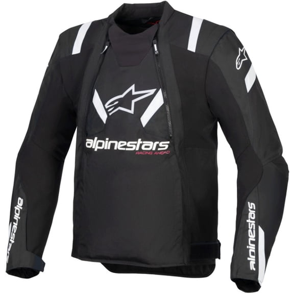 Alpinestars T-Stunt Air Men's Street Motorcycle Jackets - Black/White / Small