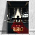 thumbnail image 1 of Póster de Scarface de película de gángster clásico, impresiones en lienzo, dormitorio, decoración grande del hogar, arte de pared, imagen, pared, decoración de oficina, 1 of 4