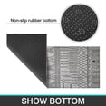 thumbnail image 2 of Create a Boho Vibe with Black Kitchen Rug Set - Non-Slip, Machine-Washable Mats in Black & White, Perfect Decor for Your Floor, 2 of 7
