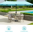 thumbnail image 5 of Autlaycil 13 FT Blue Patio Umbrella with Sun Protection & Easy Crank for Deck Pool Market, 5 of 7