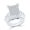 White Cindy Quality: I1/I2 GH, variant on Diamond P1 Cindy Ring 3cttw