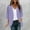 Purple, variant on Luxalzxs Womens Lightweight Cardigan Summer Fall Casual Open Front Cardigans 3/4 Sleeve Eyelet Cardigan Soft Breathable Draped Cover Up