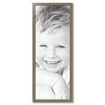 thumbnail image 2 of ArtToFrames 18" x 48" Aged White Gold Picture Frame, 18x48 inch Silver Wood Poster Frame (WOM-2036),  Pack, 2 of 7