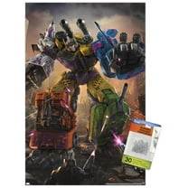 Hasbro Transformers - Bruticus Wall Poster with Push Pins, 14.725" x 22.375"