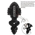 thumbnail image 4 of Retro LED Wall Lamp Barn Lantern Inspired Coal Oil Wall Light in European Antique Style, 4 of 5