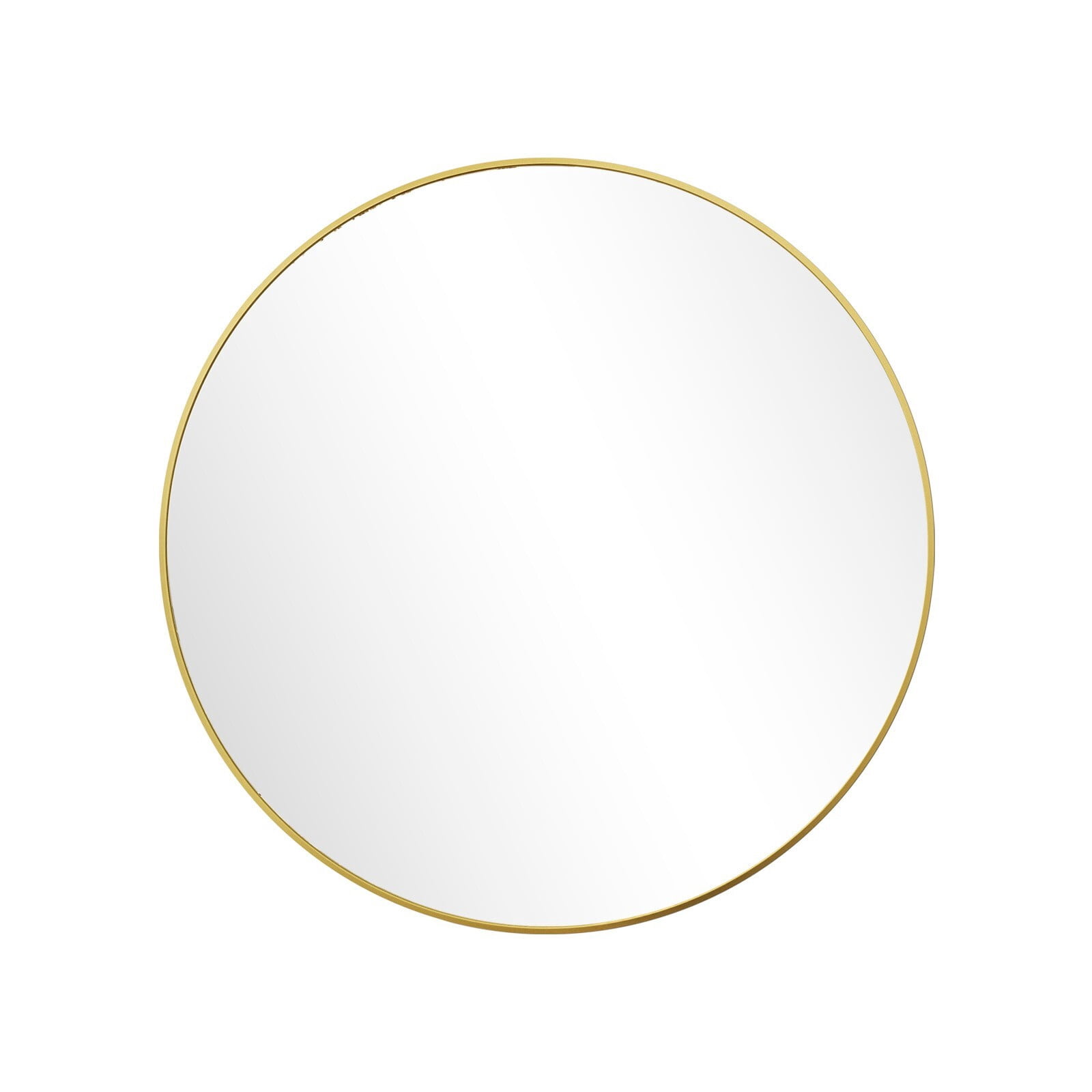 Mirrasia 30" Round Bathroom Wall Mirror, Gold