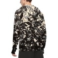 thumbnail image 4 of WTOBBY Men's Camouflage Fashion Hoodie with Long Sleeve SPF/UV Sun Protection, Protective Shirt for Outdoor Activities, Quick-Dry and Comfortable ,Beige L, 4 of 4