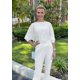 thumbnail image 5 of Conjunto Deportivo PRETTYGARDEN para Mujer de Punto Acanalado 2 Piezas Blanco Talle Grande, 5 of 6