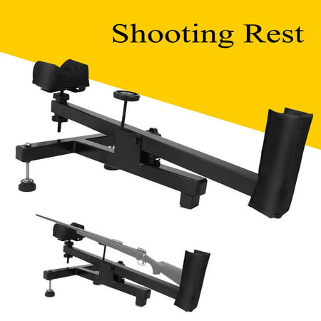 WALFRONT Shooting Rest Rifle Stable Rifle Stand Bench Shooting Rest Air Gun Shoot Bench Sighting Benchrest Steady Padded Stand for Range Shooting, Scope Sighting, Cleaning,