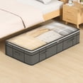 thumbnail image 4 of Ganfancp Bolsa Negra de Gran Tamaño para Guardar Ropa de Cama con Parte Superior Transparente y Múltiples Asas Bolsa de Gran Capacidad para Guardar Ropa, Juguetes y Edredones Ofertas Del Día Sólo En, 4 of 6