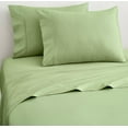 thumbnail image 2 of PRATYUX Olympic Queen 4-PC Organic Cotton Bed Sheet Set 1000-Thread Count 100% Long Staple Cotton, 15 inch Deep Pockets [1 Flat, 1 Fitted Sheet, 2 Pillowcases] - Sage, 2 of 7