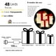 thumbnail image 2 of Cajas de Regalo Decorativas con Luces Navideñas L582495 NaviColor., 2 of 4