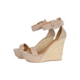 thumbnail image 4 of Women Braided Open Toe Espadrille Platform Wedge Sandal 18694, 4 of 6