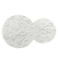 thumbnail image 4 of Modway Ravenna Artificial Marble Nesting Coffee Table in Gold White, 4 of 7