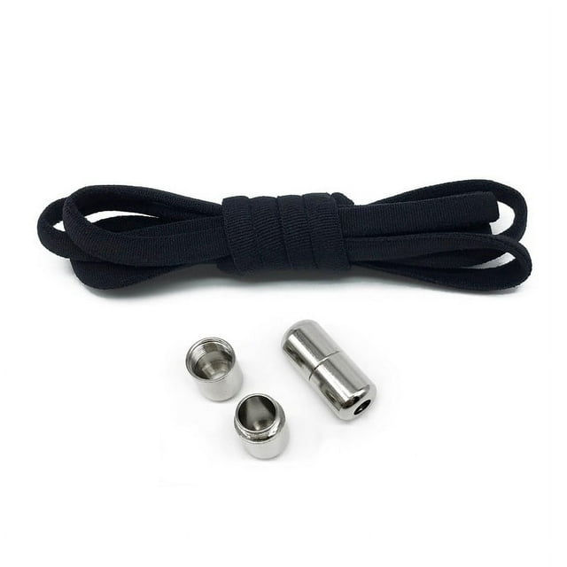 Cordones elásticos para zapatillas de deporte para niños y adultos, cordones elásticos sin atar, sistema con cordones elásticos para zapatos (2 pares)