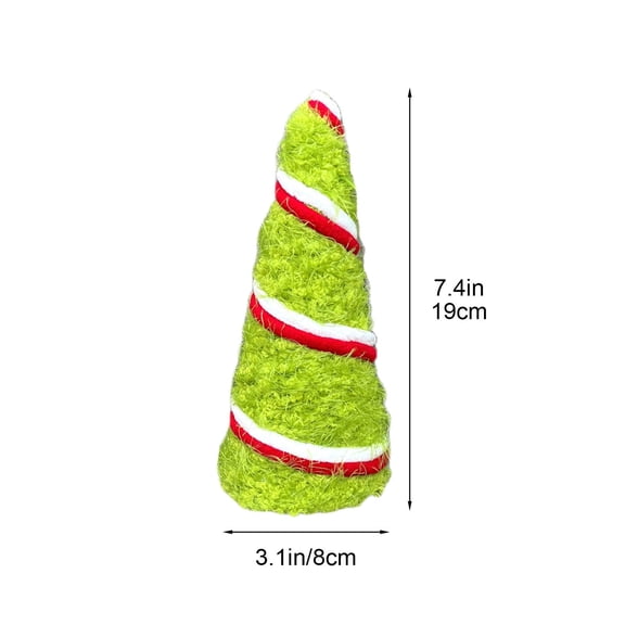 Daiosportswear Mini Christmas Trees,Table Stand Decorations,Set of 3,Long-lasting,Cozy,Adorable,Christmas Ornaments,for Tabletops/Mantels/office Desks,Home Decor,Gift for Family,Christmas Decor