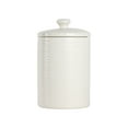 thumbnail image 4 of 10 Strawberry Street Tide Embossed 3 Piece Ceramic Canister Set, White, 4 of 5
